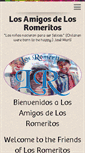 Mobile Screenshot of amigosdelosromeritos.org