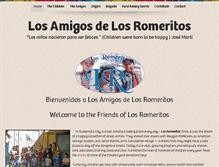 Tablet Screenshot of amigosdelosromeritos.org